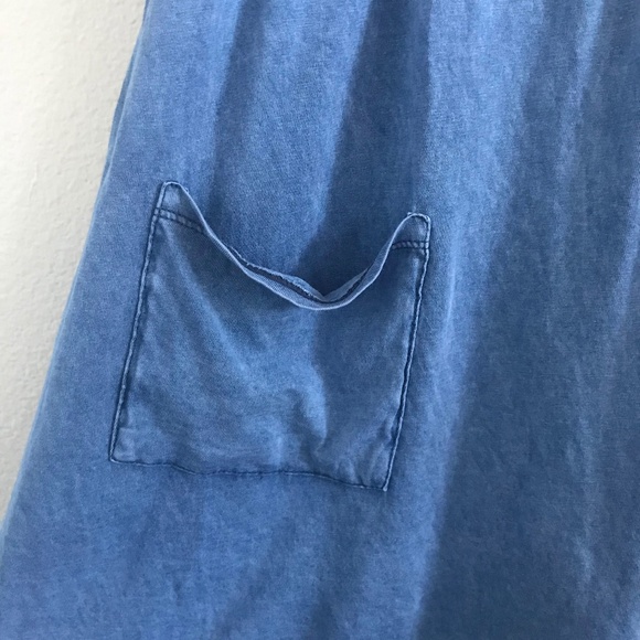 TOPSHOP Blue Picnic Dress - Picture 4 of 7